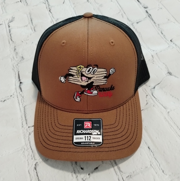 richardson Other - Pancake Willy Richardson Hat Brown and Black Snap Back Original 112 Trucker Hat